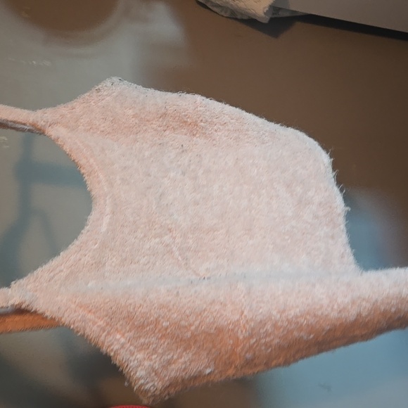 Stylenanda 3ce pink fuzzy knitted tank top - Picture 2 of 8